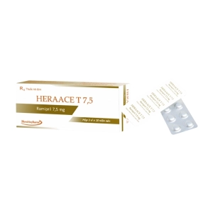 Heraace T 7.5 Herabiopharm 3 vỉ x 10 viên (Ramipril)