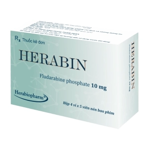 Herabin 10mg Herabiopharm 4 vỉ x 5 viên (Fludarabine phosphate)