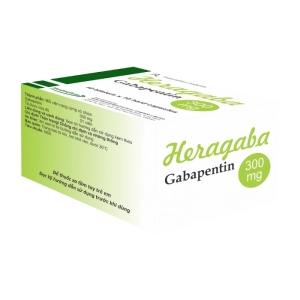 Heragaba 300mg Herabiopharm 10 vỉ x 10 viên (Gabapentin)
