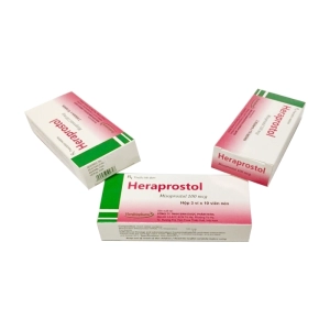 Heraprostol 100mcg Herabiopharm 3 vỉ x 10 viên (Misoprostol)