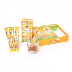 Hero Kid Gold Korea Ginseng Bio 30 gói x 10gr - Giải pháp dành cho trẻ suy dinh dưỡng, thấp còi