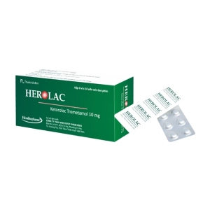 Herolac 10mg Herabiopharm 6 vỉ x 10 viên (Ketorolac Trometamol)