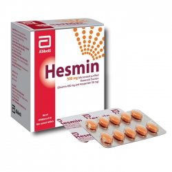 Hesmin 500mg Abbott, Hộp 10 vỉ x 10 viên