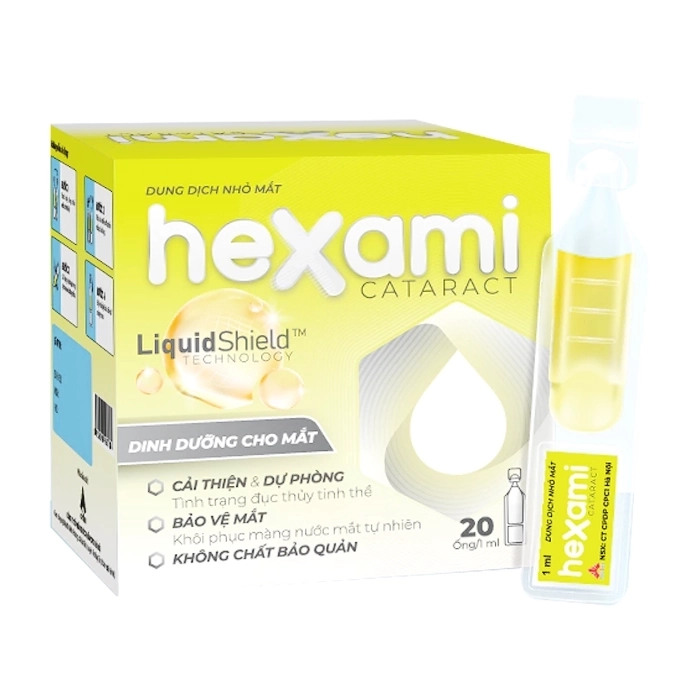 Hexami Cataract CPC1 Hà Nội 20 ống x 1ml Hexami Cataract CPC1 Hà Nội 20 ống x 1ml