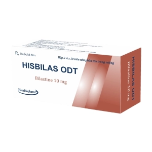 Hisbilas ODT 10mg Herabiopharm 5 vỉ x 10 viên (Bilastine)