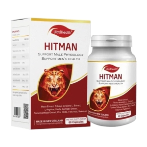 Hitman UltraHealth New Zealand 60 viên - Hỗ trợ tăng cường sinh lý nam