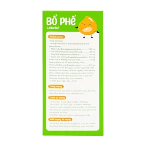Bổ Phế Lábebé 120ml - Hỗ trợ bổ phế, giảm ho 