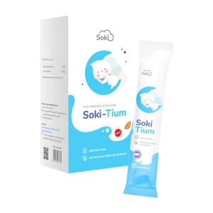 Soki Tium 12 gói x 3g - Hỗ trợ giúp ngủ ngon cho trẻ 
