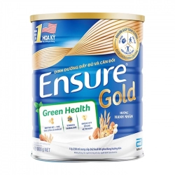 Hỗ trợ tăng cường sức khỏe Ensure Gold Green Health Abbott 380g