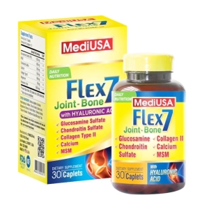 Flex 7 Joint-Bone MediUSA 30 viên - Hỗ trợ giảm đau nhức xương khớp