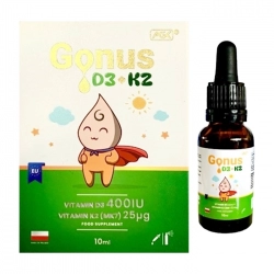 Hỗ trợ xương, răng chắc khỏe Gonus D3+K2 10ml Hỗ trợ xương, răng chắc khỏe Gonus D3+K2 10ml