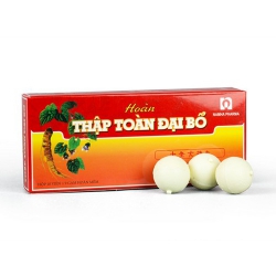 Hoàn thập toàn đại bổ Nam hà, Hộp 10 viên
