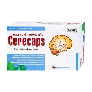 Hoạt Huyết Dưỡng Não Cerecaps Mediplantex 3 vỉ x 10 viên
