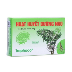 HOẠT HUYẾT DƯỠNG NÃO Traphaco, Hộp 20 viên