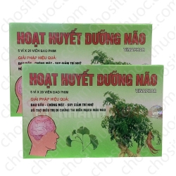 Hoạt huyết dưỡng não Vinaphar | Hộp 100 viên Hoạt huyết dưỡng não Vinaphar | Hộp 100 viên