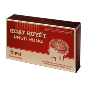 Hoạt Huyết Phúc Hưng 2 vỉ x 20 viên Hoạt Huyết Phúc Hưng 2 vỉ x 20 viên