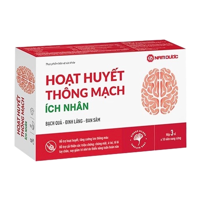 Hoạt Huyết Thông Mạch Ích Nhân 3 vỉ x 10 viên - Hỗ trợ hoạt huyết