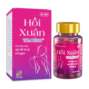 Hồi Xuân Tâm Bình 60 viên - Hỗ trợ tăng cường sinh lý nữ Hồi Xuân Tâm Bình 60 viên - Hỗ trợ tăng cường sinh lý nữ