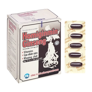 Homiginmin Ginseng Phúc Vinh 12 vỉ x 5 viên - Hỗ trợ tăng cường sức khỏe