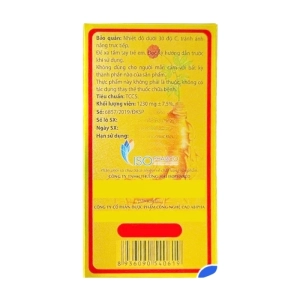 Homisopha Ginseng Gold Isopharco 12 vỉ x 5 viên - Bổ sung Vitamin, khoáng chất