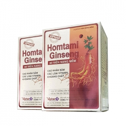 ( Combo 02 Hộp ) Tpbvsk Vinaphar Homtami Ginseng, 60 viên/ Hộp ( Combo 02 Hộp ) Tpbvsk Vinaphar Homtami Ginseng, 60 viên/ Hộp