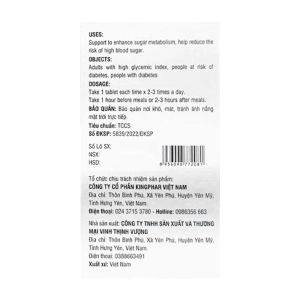 Huyết Đường Kingphar 40 viên - Hỗ trợ tăng cường chuyển hóa đường