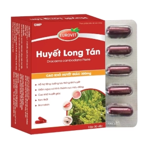 Huyết Long Tán Eurovit 3 vỉ x 10 viên - Hỗ trợ lưu thông khí huyết
