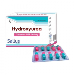 Hydroxyurea 500mg Salius, Hộp 10 vỉ x 10 viên