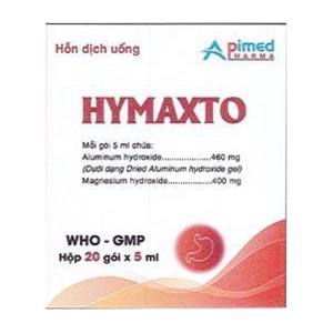 Hymaxto Apimed 20 gói x 5ml (Aluminum hydroxide + Magnesium)