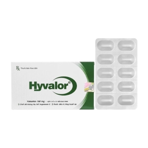 Hyvalor 160mg United International Pharma 3 vỉ x 10 viên (Valsartan)