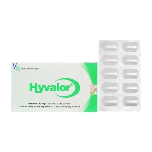 Hyvalor 80mg United International Pharma 3 vỉ x 10 viên (Valsartan)