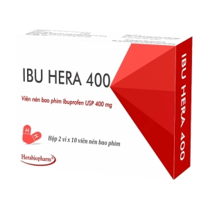 Ibu Hera 400 Herabiopharm 2 vỉ x 10 viên (Ibuprofen)