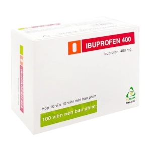 Ibuprofen 400 TV.Pharm 10 vỉ x 10 viên (Ibuprofen)
