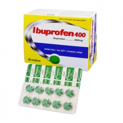Ibuprofen 400 Vacopharm 10 vỉ x 10 viên - Thuốc kháng viêm Ibuprofen 400 Vacopharm 10 vỉ x 10 viên - Thuốc kháng viêm