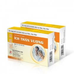 Ích Thận Vương Hộp 3 vỉ x 10 viên - Viên uống hỗ trợ cải thiện chức năng thận Ích Thận Vương Hộp 3 vỉ x 10 viên - Viên uống hỗ trợ cải thiện chức năng thận
