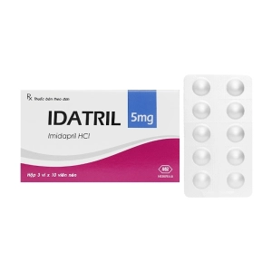 Idatril 5mg Mebiphar 3 vỉ x 10 viên Idatril 5mg Mebiphar 3 vỉ x 10 viên
