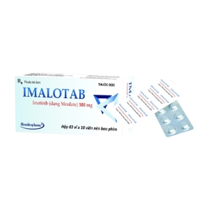 Imalotab 100mg Herabiopharm 3 vỉ x 10 viên (Imatinib)