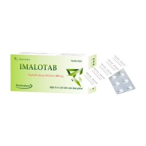 Imalotab 200mg Herabiopharm 3 vỉ x 10 viên (Imatinib)