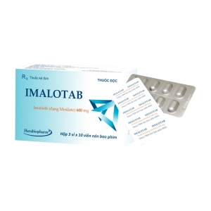 Imalotab 600mg Herabiopharm 3 vỉ x 10 viên (Imatinib)