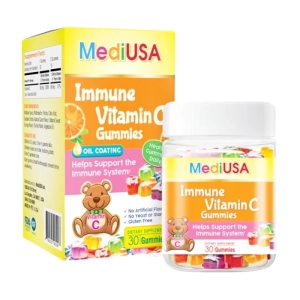 Immune Vitamin C Gummies MediUSA 30 viên - Hỗ trợ tăng cường miễn dịch cho trẻ