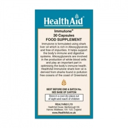 Immutone Healthaid 30 viên - Viên dầu gan cá mập Immutone Healthaid 30 viên - Viên dầu gan cá mập
