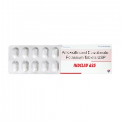 Thuốc kháng sinh Indclav 625, Hộp 20 viên