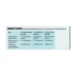 Infant Liquid D3 K2 With Probiotic Henry Blooms 9.75ml Infant Liquid D3 K2 With Probiotic Henry Blooms 9.75ml