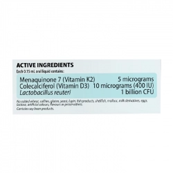 Infant Liquid D3 K2 With Probiotic Henry Blooms 9.75ml Infant Liquid D3 K2 With Probiotic Henry Blooms 9.75ml