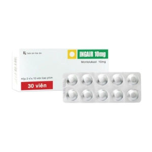 Ingair 10mg TV.Pharm 3 vỉ x 10 viên (Montelukast)