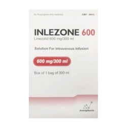 Inlezone 600mg Amvipharm 300ml - Trị các trường hợp nhiễm khuẩn