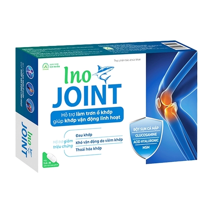 InoJoint Ích Nhân 3 vỉ x 10 viên - Hỗ trợ giảm triệu chứng đau khớp InoJoint Ích Nhân 3 vỉ x 10 viên - Hỗ trợ giảm triệu chứng đau khớp