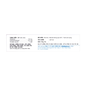 Irbelorzed 150/12.5 Savipharm 3 vỉ x 10 viên (Irbesartan + Hydroclorothiazid) Irbelorzed 150/12.5 Savipharm 3 vỉ x 10 viên (Irbesartan + Hydroclorothiazid)