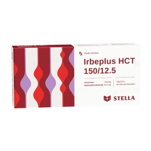 Irbeplus HCT 150/12.5 Stellapharm 2 vỉ x 14 viên (Irbesartan + Hydrochlorothiazide)
