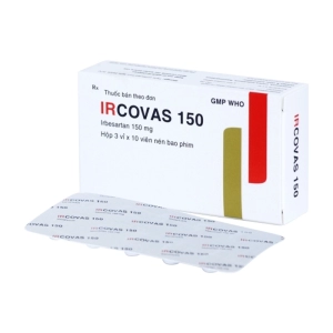 Ircovas 150 Bidiphar 3 vỉ x 10 viên (Irbesartan)